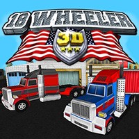 camion de 18 ruedas en 3d