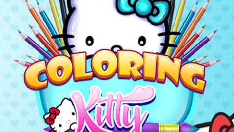Kitty Para Colorear