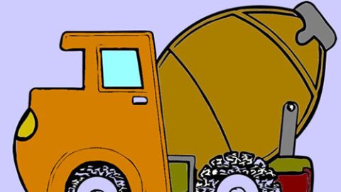 Libro Para Colorear Camiones