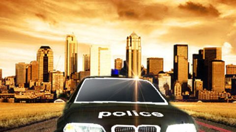 Police Drift Car