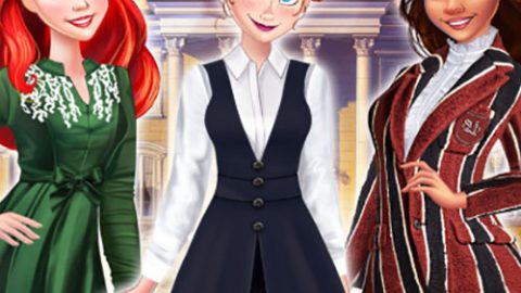 Regreso a la escuela de las Princesas al estilo Preppy