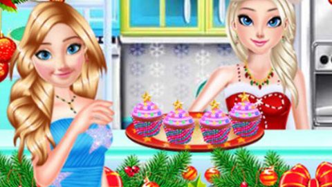 Preparar Pasteles de Navidad con Elsa de Frozen