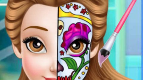 Tendencia de Caras Pintadas de las Princesas
