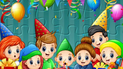 Rompecabezas de Feliz Cumpleaños en Familia