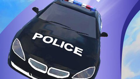 Acrobacias con coches policía