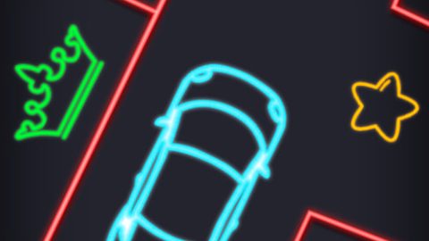 Neon Car Puzzle