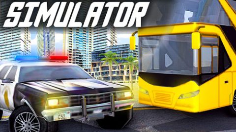 Simulador de conducción de autobús