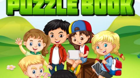 Libro escolar de puzzles