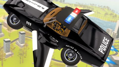 Simulador de coche de policía