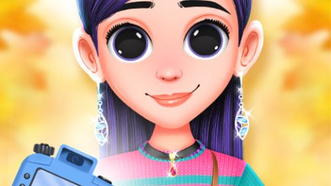 Sesión de moda de otoño de Violet
