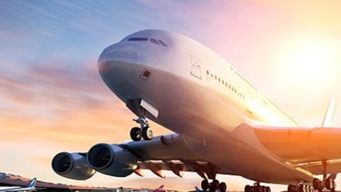 Simulador de avión real