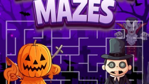 Laberintos de Halloween