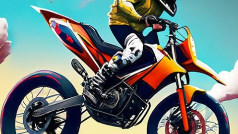 Salto en moto