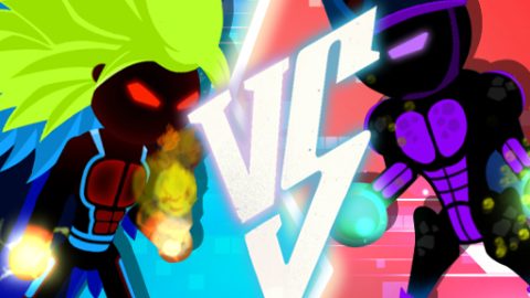 Lucha de duelo con Stickman Z