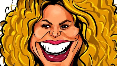 Cara graciosa de Shakira