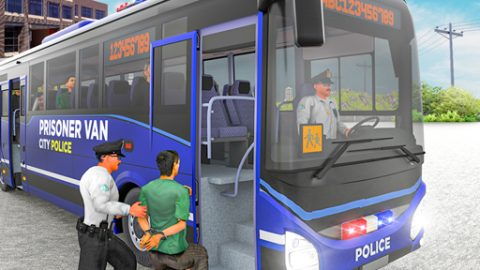 Camioneta Policial de Presos