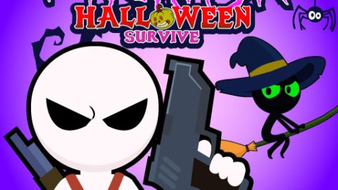 Stickman Halloween Survive
