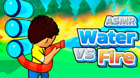 ASMR Water vs Fire
