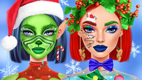 ¡Ellie y su Maquillaje de Navidad!