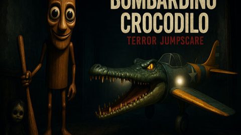 Bombardino Crocodilo terror jumpscare