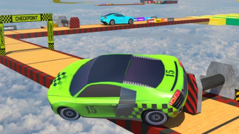 Real Impossible Sky Tracks Car Driving