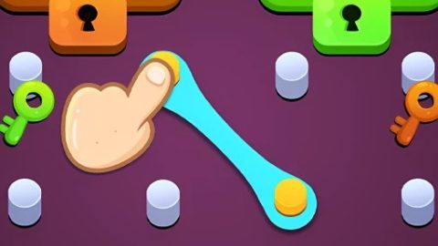 Move the rubber bands: Logic puzzle