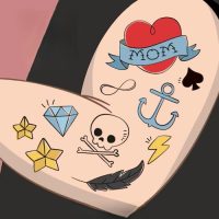 Brazo con Tatuajes