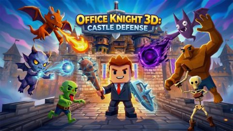 Juego Office Knight 3D: Castle Defense