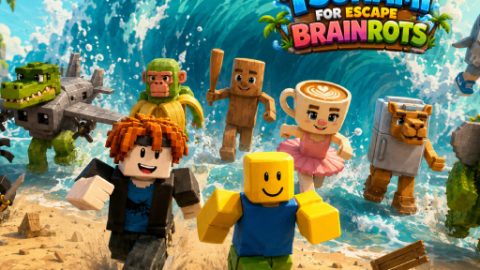 Juego Tsunami For Escape Brainrots