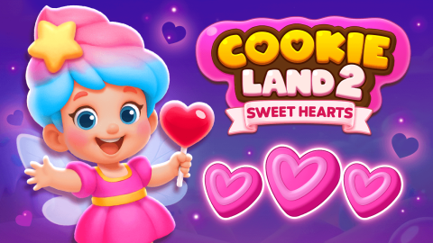 Juego Cookie Land 2: Sweet Hearts