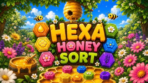 Juego Hexa Honey Sort