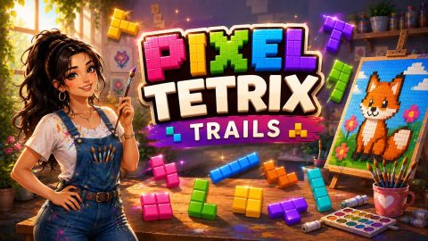 Pixel Tetrix Trails
